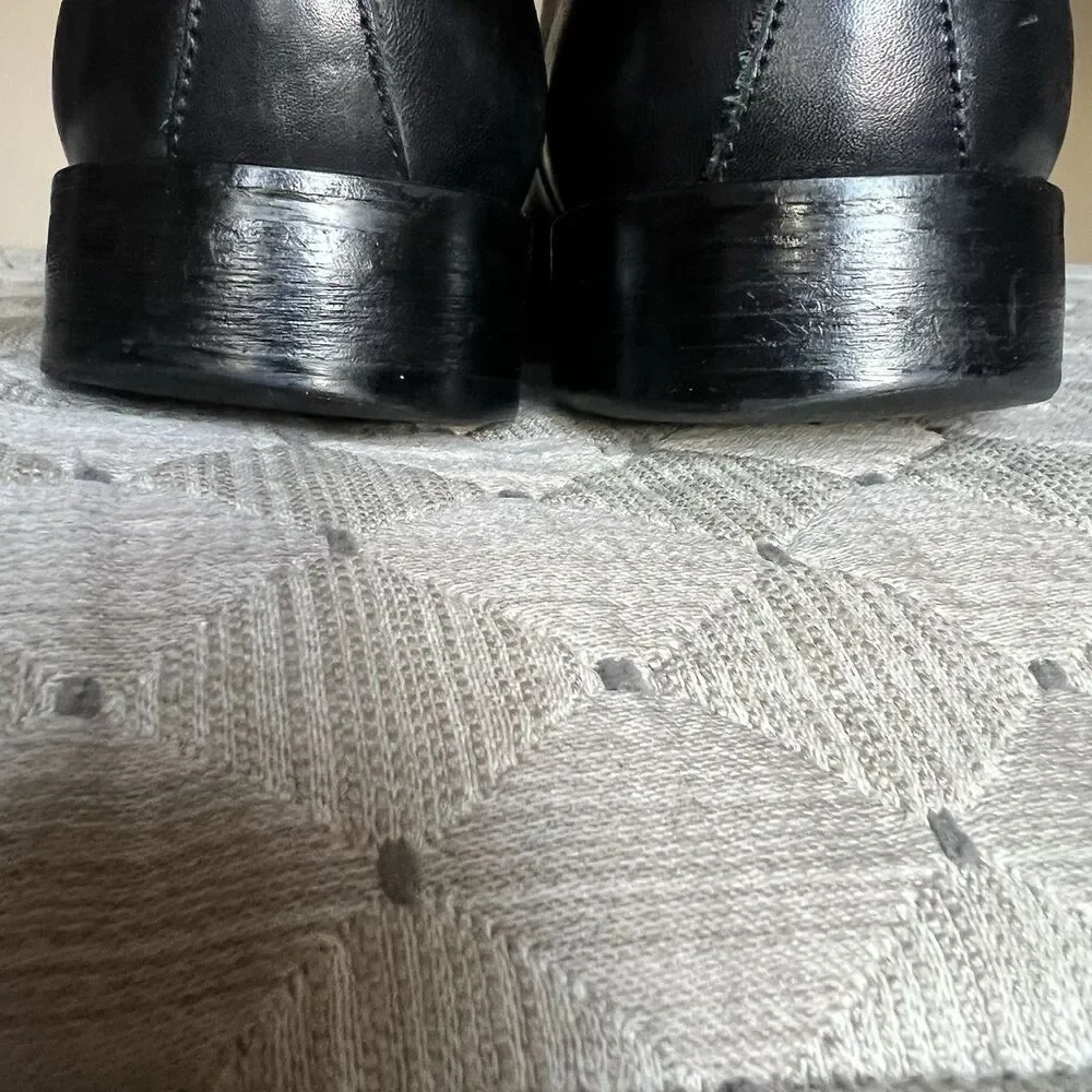 Charles Tyrwhitt‎ Black Leather Cap Toe Oxford Dress Shoes Men's 8 Lace Up Work